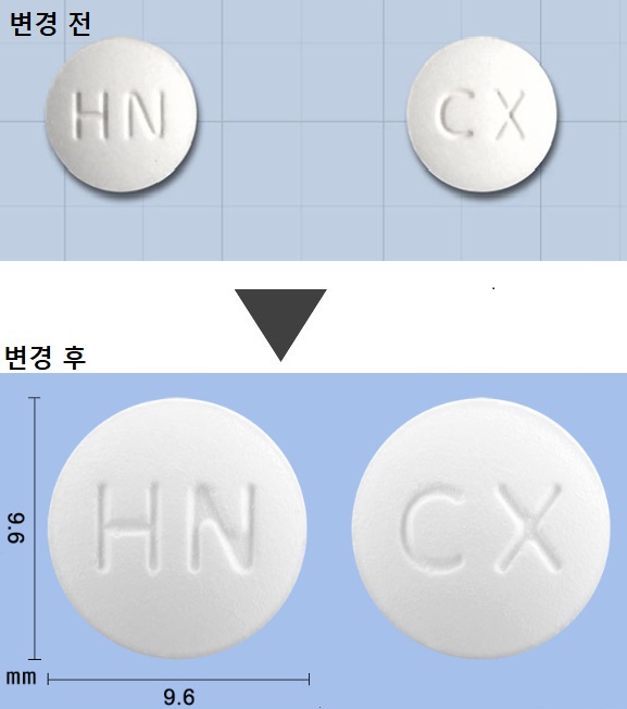 씨프론정250mg(시프로플록사신염산염수화물)_성상변경.jpg